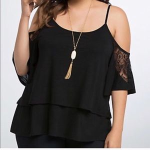 5/$20 Torrid Lace Off Shoulder w/ Strap